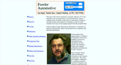 Desktop Screenshot of fowlerautomotive.com